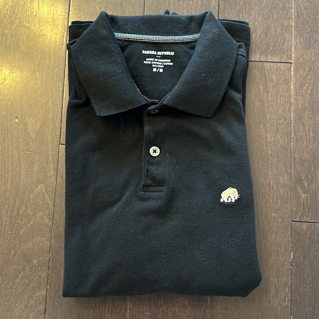 Banana Republic Black Polo